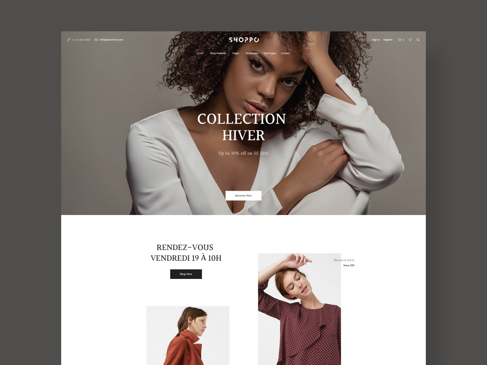 Fashion Store Website by Julia Zahorodnia on Dribbble