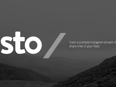 insto holding page