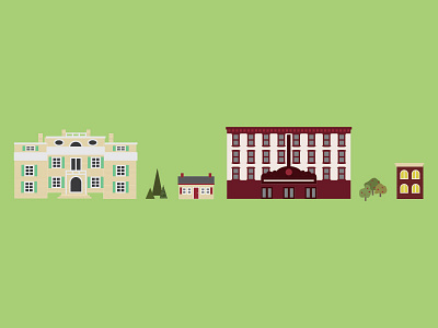 SUNY New Paltz Illustrations - Buildings