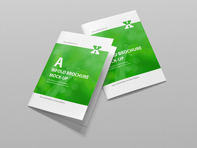 A4 Bifold Brochure Mockup