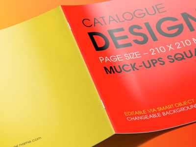 Catalog / Magazine Mock-Up Square brochure brochure quare catalog catalog quare catalogue