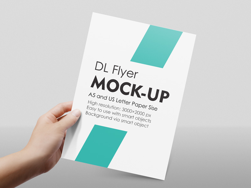 Download A4 / A5 / Flyer Mockup by diephay on Dribbble