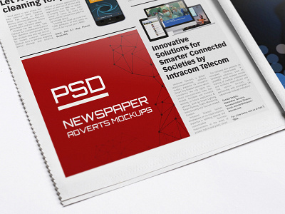 Newspaper Advert Mockups