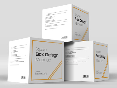 Square Box / Packaging Mock-Ups box box package mock ups packaging mock ups