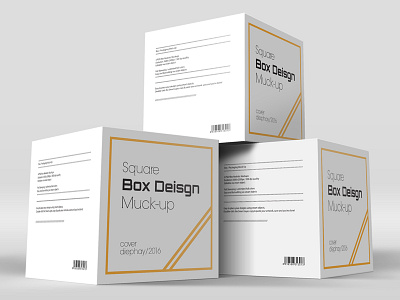 Square Box / Packaging Mock-Ups