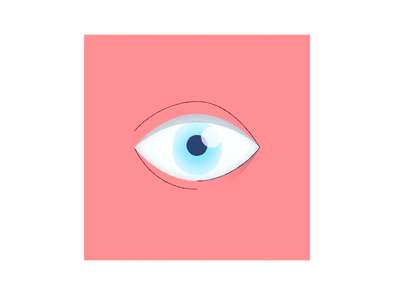 👁 2d aftereffects animation art blue design digital digital illustration eye eyeball eyes gif loop mdcommunity mograph motion motion design motiongraphics red