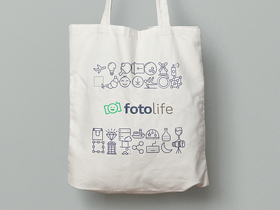 Fotolife Tote branding icons tote