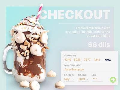 Credit Card Checkout: Daily UI - 002 002 daily ui