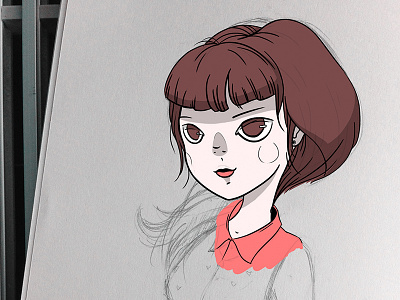 Sketch. Girl. WIP