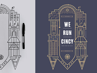 We Run Cincy art deco