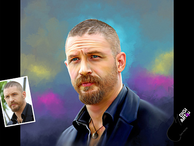 Digital Portrait of Tom Hardy (Actor)