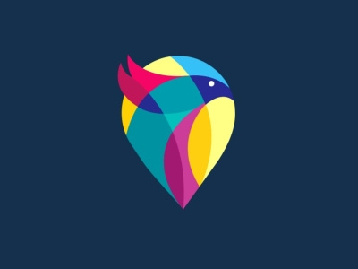 BIRD LOGO 3d logo design graphic design illustration isometric logo logo vector