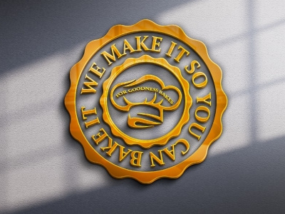 Bakery Logo 3d logo design graphic design illustration logo vector