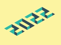 Happy New Year 3d logo design graphic design illustration isometric logo logo vector