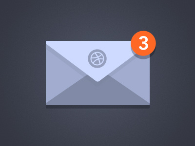 Dribbble Invite Giveaway dribbble flat fun invite orange purple