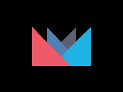 Personal Logomark logo logomark m tangrams