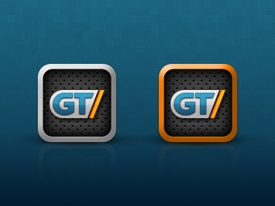 GameTrailers iOS Icon games gametrailers gradient grill icon mtv pattern texture