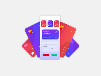 Daily UI. Credit card payment app dailyui design illustration ui ux
