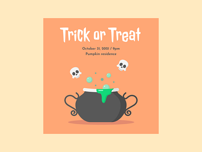 Halloween Poster Banner Vector Illustration