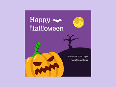 Halloween Poster Vector Illustration