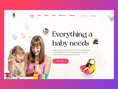 Baby Care Product Website