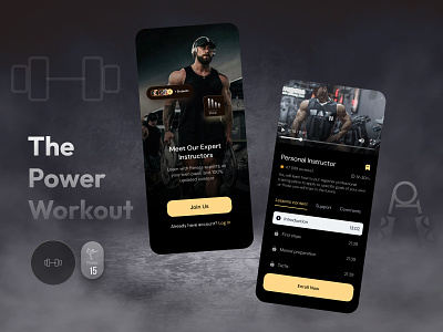 Fitness Mobile App android app animation app fitness fitnessapp graphic design inspiration interface ios app mobile mobileapp mobileappdesign mobileappscreen mobileui motion graphics ui uidesign ux uxui uxuidesign