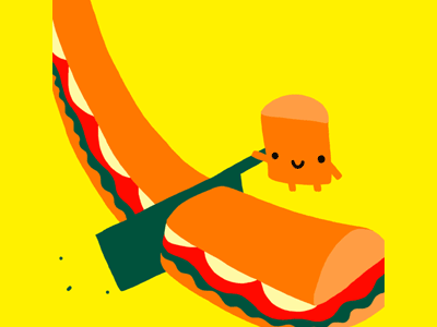 GIF: Subway frame by frame gif giphy sandwich sub subway yellow