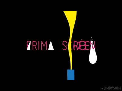 GIF: Primal Screen animation gif photoshop primal screen triangle type typography