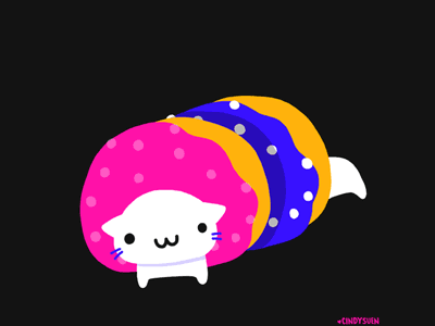 GIF: Donut Cat
