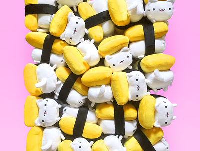 Tamago Cat Plushies are ready! cat cute egg kawaii kitty plushie plushies stuffed animal sushi tamago