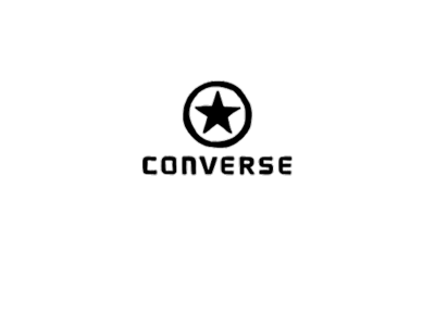 GIF: Converse Logo Animation animation black and white converse gif inktober logo animation star