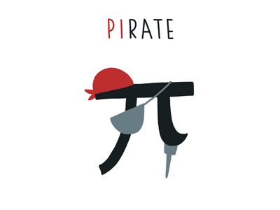 Puntastic Pi Day GIF animated gif animation ge gif morph octopi pi pi day pineapple pipette pirate