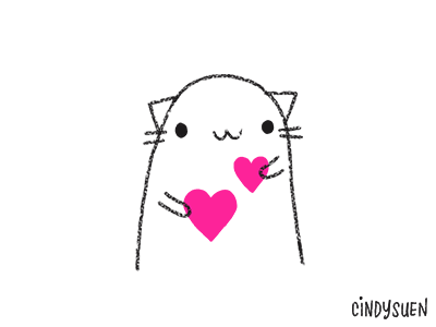 GIF: happy mother's day!! :) animation cat gif heart morph mothers day