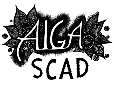 AIGA SCAD aiga cindy suen flowers graphic design illustration ink patterns scad typography