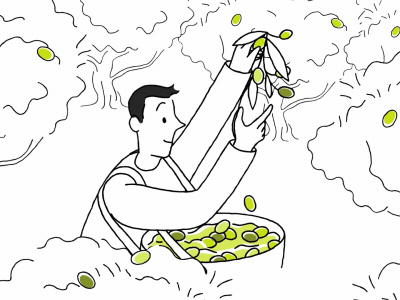 🌿Olive Picking 🌿 animated gif animation bertolli extra virgin olive oil gif olive olive oil olive picking