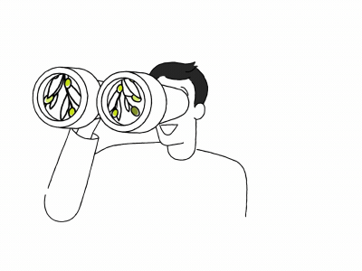 🌿Olives Binoculars 🌿 animation bertolli binoculars drawing gif olive olive oil