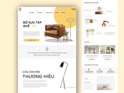 Furniture Homepage furniture homepage minimal ui web design