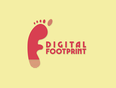 Digital Footprint branding design graphic design logo