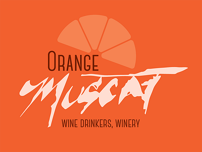Muscat label branding graphic design
