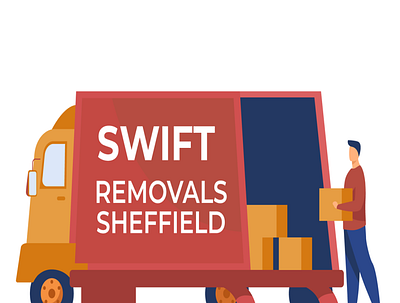 Swift Removals Sheffield branding graphic design logo