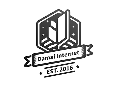 Damai badge badge illustration logo outerspace vector