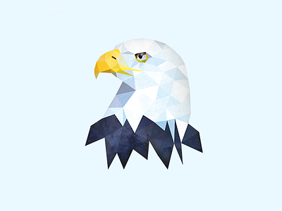 Eagle animal eagle facets illustration illustrator low poly lowpoly polygon polygons