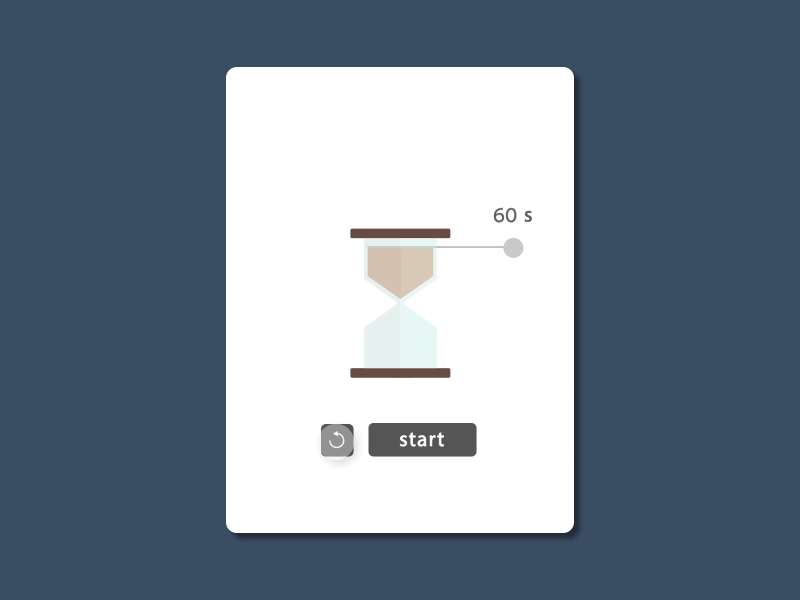 Countdown Timer animation app countdown countdown timer daily ui dailyui gif hourglass motion motion graphics prototype ui