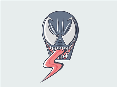 Venom comic illustration illustrator marvel spiderman vector venom