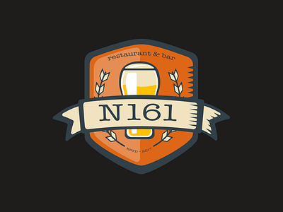 N161_Bar_Logo badge bar beer comic illustration logo n161