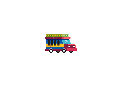 "Colombian Chiva" bus car chiva colombia design flat graphic icon illustration ilustracion logo party bus party tour tour transport travel truck vector