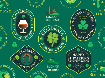 St Patrick s Day 🍀 badge badges beer boot design flat graphic graphics icon illustration ilustracion ireland logo logos lucky modern saint pratricks day st patricks st patricks day vector