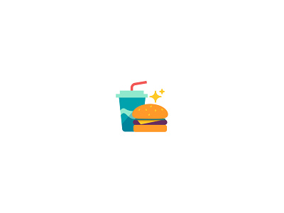 Food Icon burger design drink drink icon flat food food court icon food icon graphic hamburger icon icons illustration ilustracion logo vector