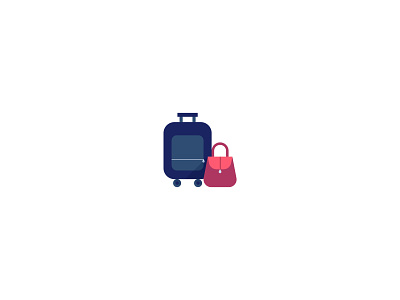 Luggage Icon airport back backpack design flat graphic icon illustration ilustracion logo luggage luggage icon vector