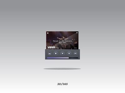 'Play' Challenge 030/365 bottums button buttons design graphic play playbox tab tv ui ux vevo
